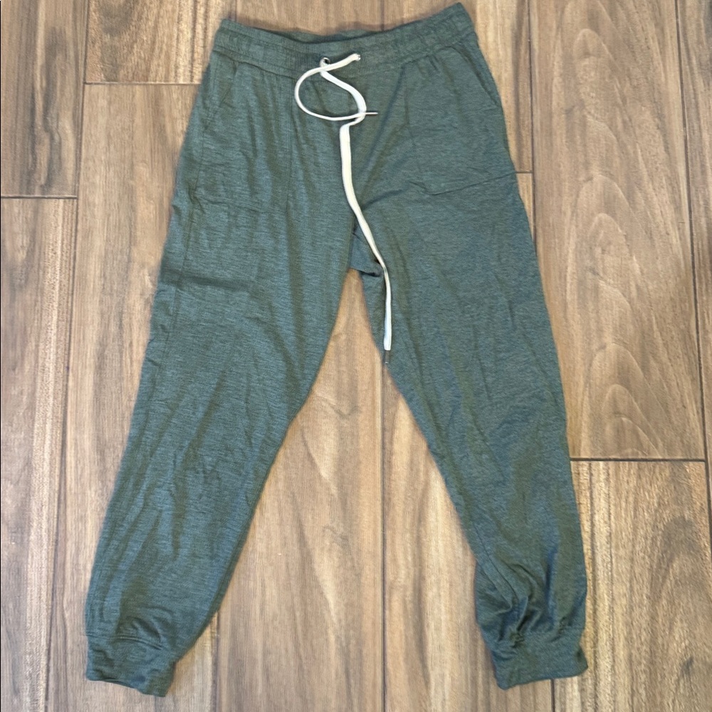 Zobha Green Jogger Pants with Drawstring